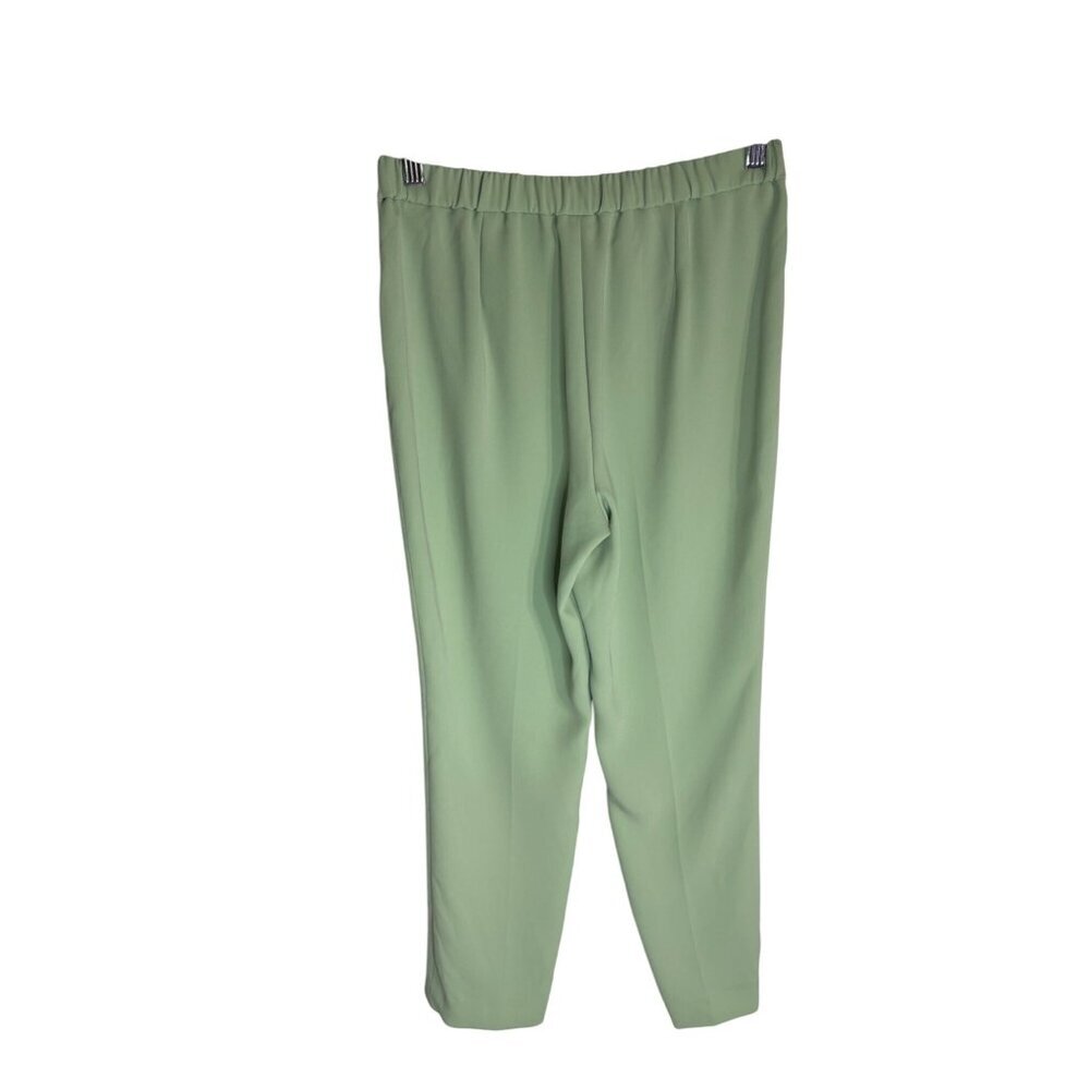 NWT Theory Basic Pull On Pant Opal Green Crepe-sz… - image 9